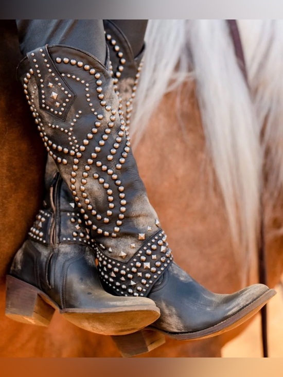 Old Gringo Shoes - Old Gringo Belinda Studded Boots